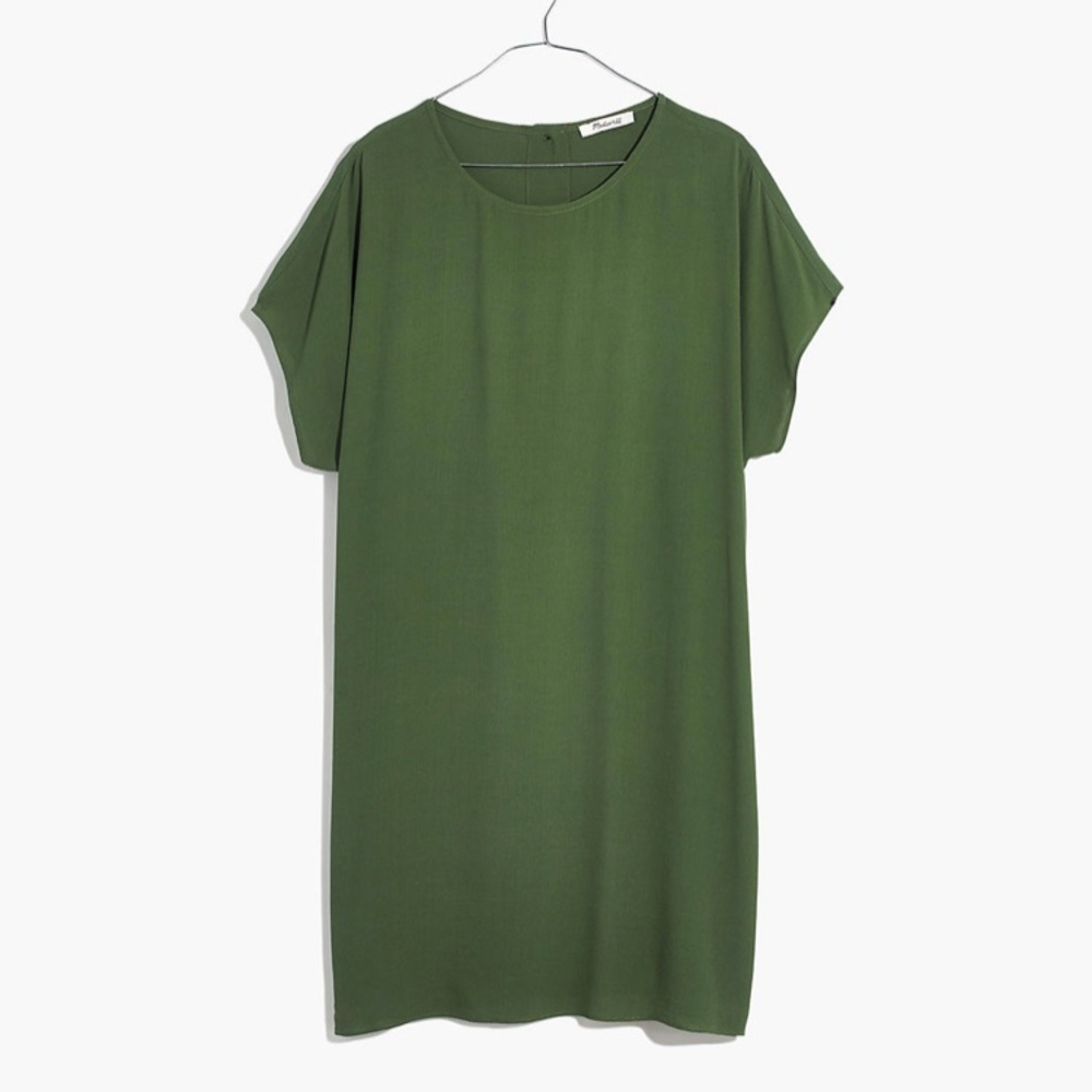 Crewneck Button-Back Easy Dress in Palm Tree - Picture 4 of 8